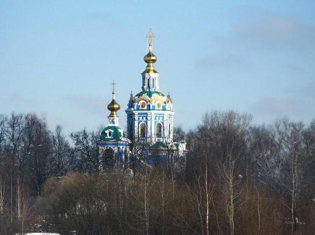 Kirkko Michael Archangel (Nikolskoe-Arkhangelsk): osoite, kuvaus, historia