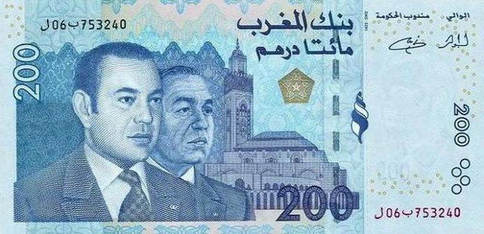 Marokon virallinen valuutta. Valuutta maassa. Sen alkuperä ja ulkonäkö.
