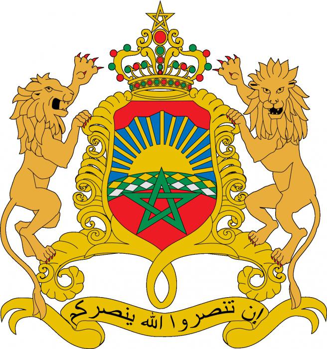 Marokon lippu: kuvaus ja historia. Marokossa oleva vaakuna